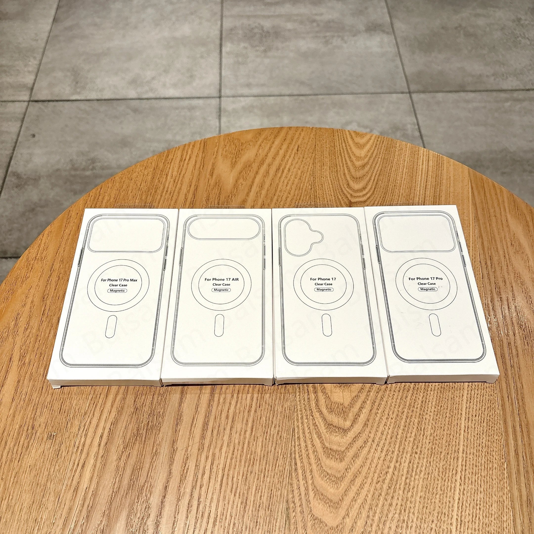 Original For Magsafe Magnetic Wireless Charging Case For iPhone 17 Air 16 15 14 13 12 11 Pro Max 17 Plus Mini Clear Back Cover