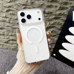 Original For Magsafe Magnetic Wireless Charging Case For iPhone 17 Air 16 15 14 13 12 11 Pro Max 17 Plus Mini Clear Back Cover