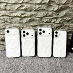 Original For Magsafe Magnetic Wireless Charging Case For iPhone 17 Air 16 15 14 13 12 11 Pro Max 17 Plus Mini Clear Back Cover