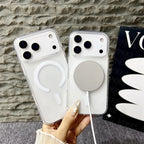 Original For Magsafe Magnetic Wireless Charging Case For iPhone 17 Air 16 15 14 13 12 11 Pro Max 17 Plus Mini Clear Back Cover